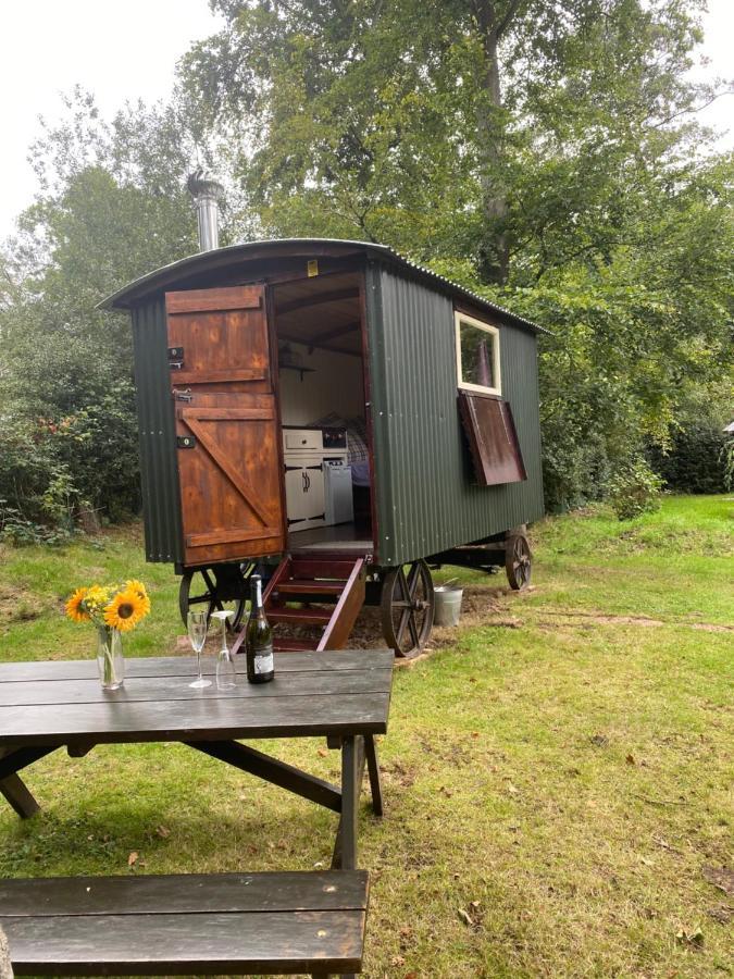 The Shepherd'S Hut - Wild Escapes Wrenbury Off Grid Glamping - Ages 12 And Over Baddiley Buitenkant foto