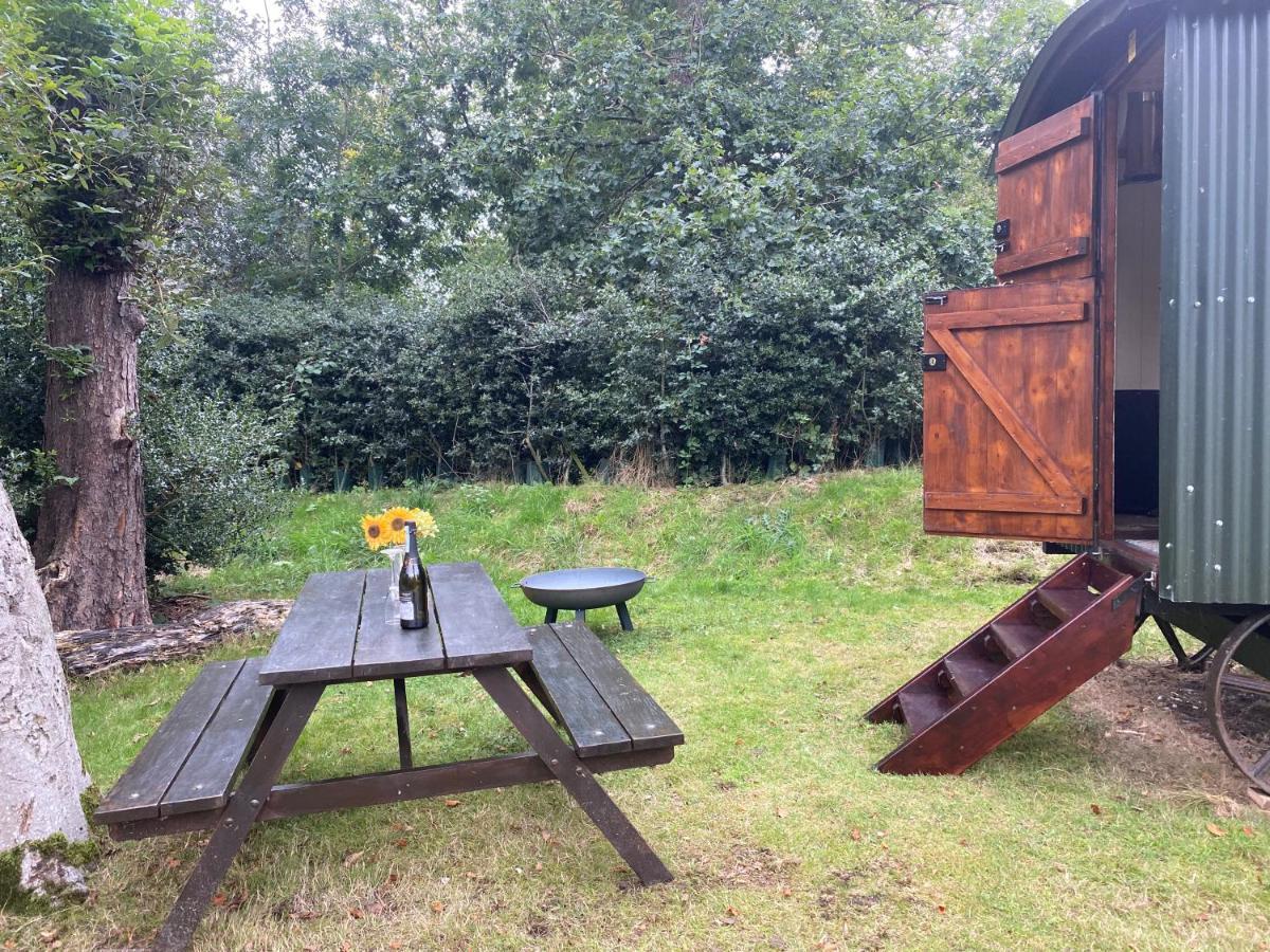 The Shepherd'S Hut - Wild Escapes Wrenbury Off Grid Glamping - Ages 12 And Over Baddiley Buitenkant foto